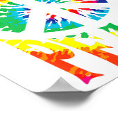 Peace Sign Love 60S 70S Tie Dye Hippie Costume Poster (Hoek)