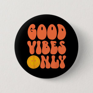 PEACE SIGN LOVE 60s 70s Tie Dye Hippie Halloween C Ronde Button 5,7 Cm