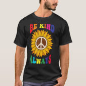 Peace Sign Love 60s 70s Tie Dye Hippie Halloween C T-shirt (Voorkant)