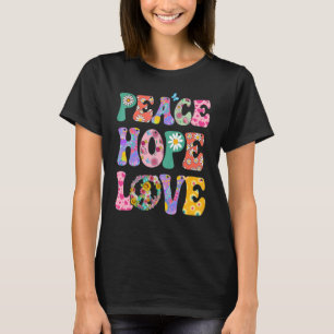 PEACE SIGN LOVE 60s 70s Tie Dye Hippie T-shirt