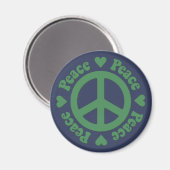 Peace Sign Magneet (Voorkant / Achterkant)