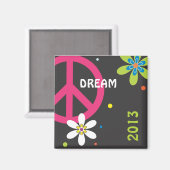 Peace Sign Magnet (Voorkant / Achterkant)