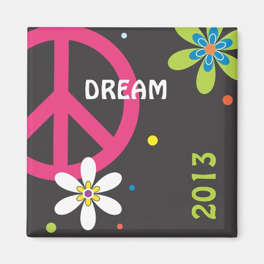 Peace Sign Magnet (Voorkant)