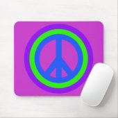 Peace Sign Mousepad Muismat (Met muis)
