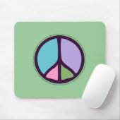 Peace Sign Mousepad Muismat (Met muis)
