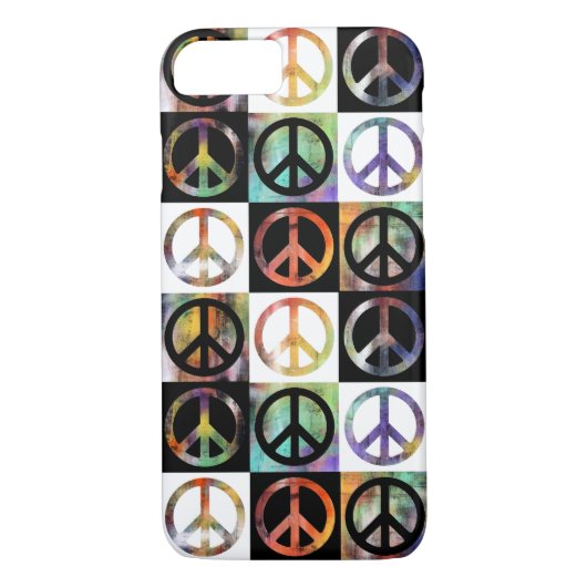 Peace Sign-mozaïek Case-Mate iPhone Case (Achterkant)