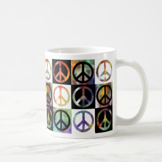 Peace Sign-mozaïek Koffiemok