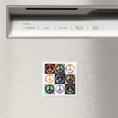 Peace Sign-mozaïek Magneet (Insitu (Vaatwasser))