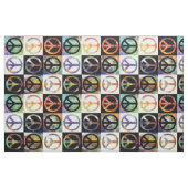 Peace Sign-mozaïek Stof (Fat Quarter)