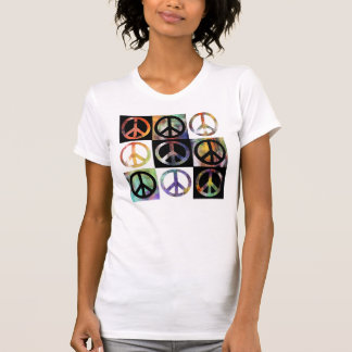 Peace Sign-mozaïek T-shirt