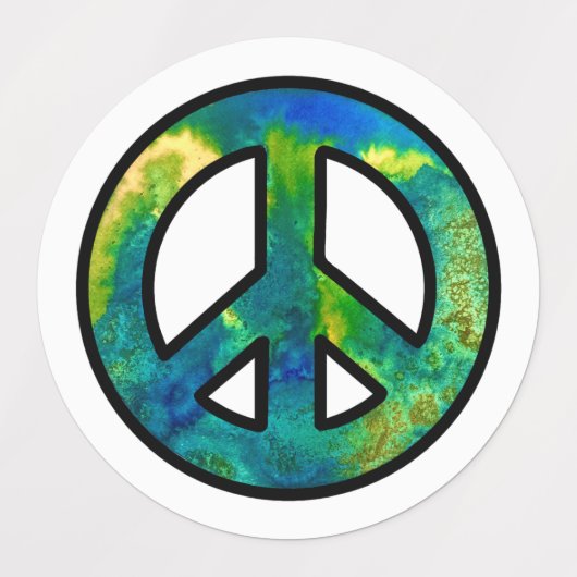 Peace Sign Multi-pack Labels (Design 1)