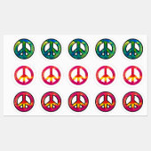 Peace Sign Multi-pack Labels (Vel)