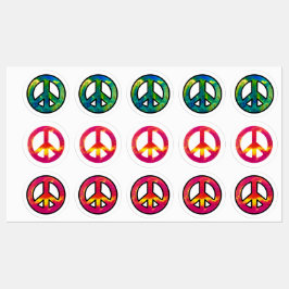 Peace Sign Multi-pack Labels