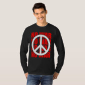 Peace Sign No War Statement Anti War Peace Symbol T-shirt (Voorkant volledig)