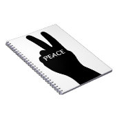 PEACE SIGN NOTITIEBOEK (Rechterzijde)