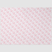 Peace Sign Orange Groovy Retro Fun Tissuepapier (Voorkant)