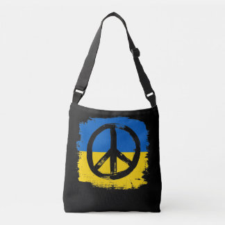 Peace sign, Peace For Ukraine Crossbody Tas