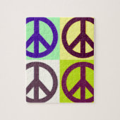 Peace Sign Pop Art Legpuzzel (Verticaal)
