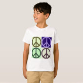 Peace Sign Pop Art T-shirt (Voorkant volledig)