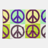 Peace Sign Pop Art Theedoek (Horizontaal)