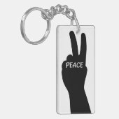 PEACE SIGN SLEUTELHANGER (Voorkant Links)