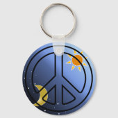 Peace Sign-Sleutelhanger Sleutelhanger (Voorkant)