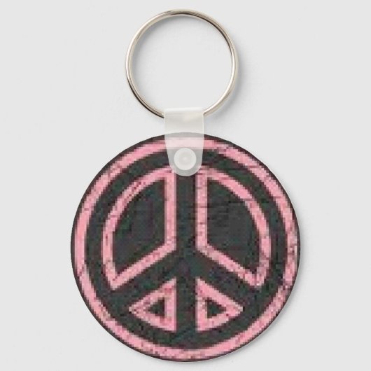 Peace Sign-Sleutelhanger Sleutelhanger (Voorkant)