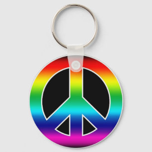 Peace Sign-Sleutelhanger Sleutelhanger