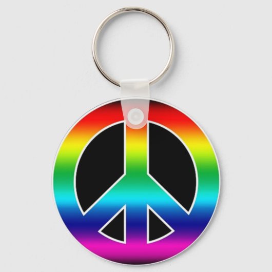 Peace Sign-Sleutelhanger Sleutelhanger (Voorkant)