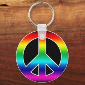 Peace Sign-Sleutelhanger Sleutelhanger (Voorkant)