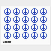 "Peace Sign"-stickers Ronde Sticker (Vel)