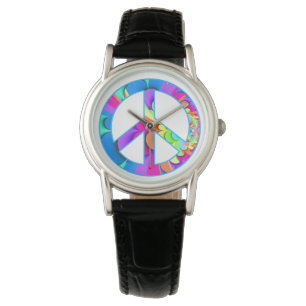 Peace Sign Summer Palette Horloge