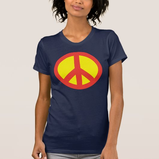 Peace Sign Super T-shirt (Voorkant)