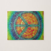 Peace Sign Tie Dye Legpuzzel (Horizontaal)