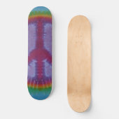 Peace Sign Tie Dye Persoonlijk Skateboard (Voorkant)
