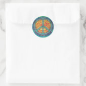 Peace Sign Tie Dye Sticker (Tas)