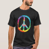 Peace Sign Tie Dye T-shirt (Voorkant)