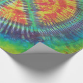 Peace Sign Tie Dye Wrapping Paper Cadeaupapier (Hoek)
