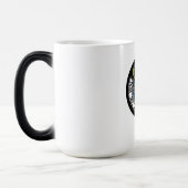 Peace Sign Tree Uil Kleurrijk ontwerp Magische Mok (Links)