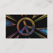 PEACE SIGN-VISITEKAARTJES VISITEKAARTJE (Achterkant)