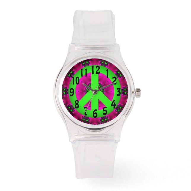 Peace Sign Watch Horloge (Voorkant)