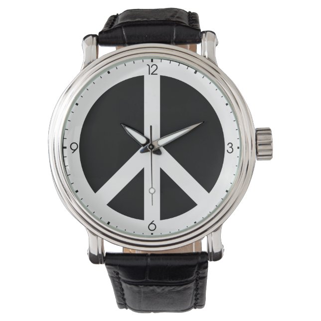 Peace Sign Watch Horloge (Voorkant)