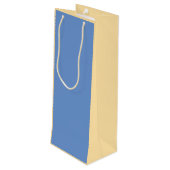 PEACE SIGN Wijn Gift Bag Cadeautas (Achterkant Gekanteld)