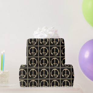 PEACE SIGN Wrapping Paper Cadeaupapier