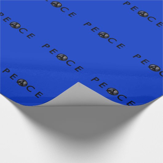 Peace Sign Wrapping Paper for Kerstmis Cadeaupapier (Hoek)