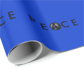 Peace Sign Wrapping Paper for Kerstmis Cadeaupapier (Rol Hoek)