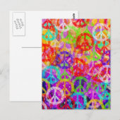Peace Signs Collage Briefkaart (Voorkant / Achterkant)