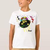 Peace Signs Faces Spaceship T-shirt (Voorkant)