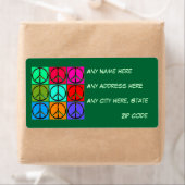 Peace Signs Return Address Labels (Insitu)