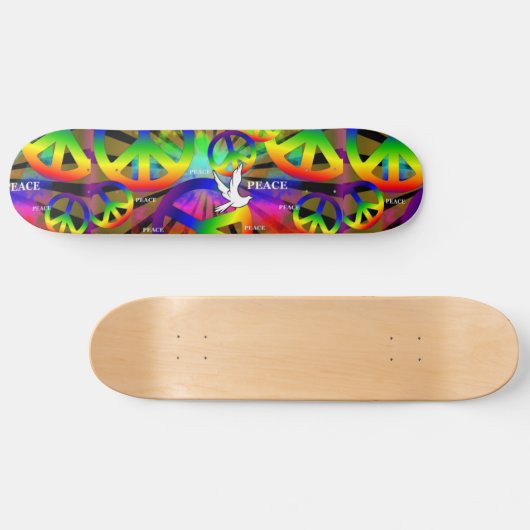Peace Skateboard (Horizontaal)